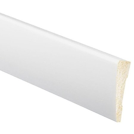INTEPLAST GROUP 327 Ranch Case Moulding, 7 ft L, 214 in W, Polystyrene, Crystal White 63270700032